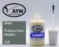 Preview: Saab, Platana Grey Metallic, 228: 20ml Lackstift, von ATW Autoteile West.